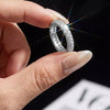Bague Femme Moissanite Argent