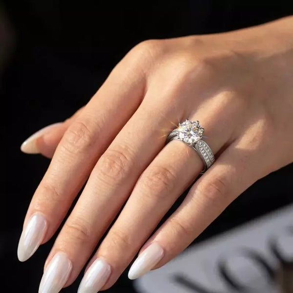 Bague Femme Moissanite Aurélys