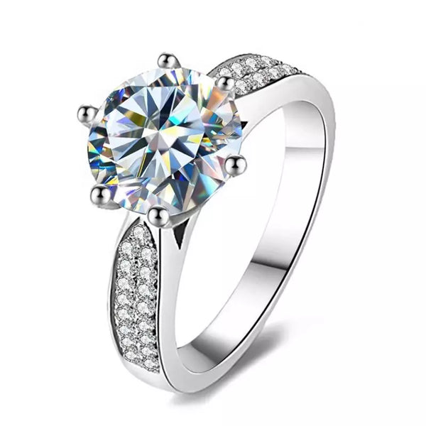 Bague Femme Moissanite 