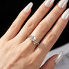 Bague Femme Moissanite Argent