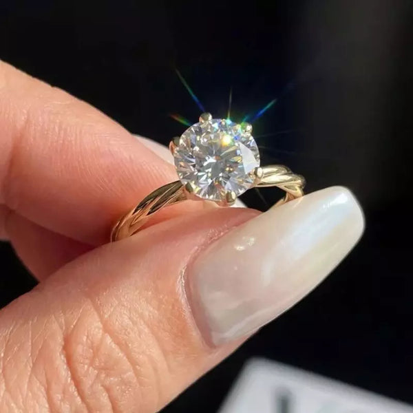 Bague Femme Moissanite