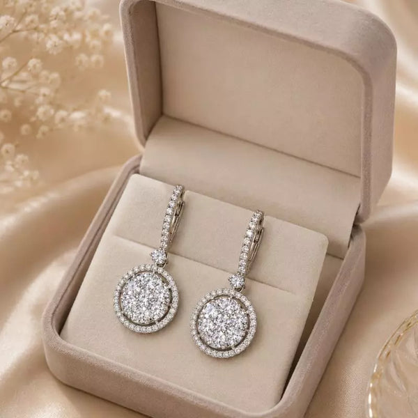 Boucles d'Oreilles Femme Argenté 