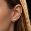 Boucles d'Oreilles Femme Moissanite 