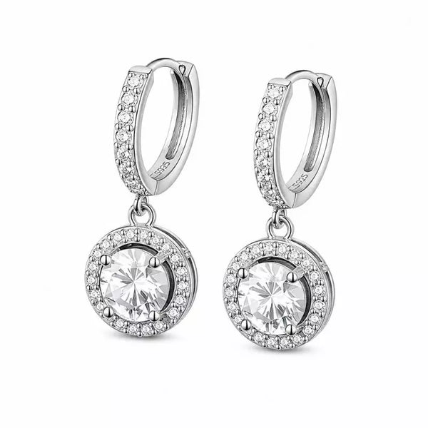 Boucles d'Oreilles Femme Célestia Argent