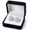 Boucles d'Oreilles Femme Moissanite 