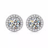 Boucles d'Oreilles Femme Moissanite Célestia France