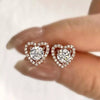  Boucles d´oreilles Femme Couleur or Rose
