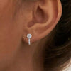 Boucles d'Oreilles Femme Moissanite Élégance
