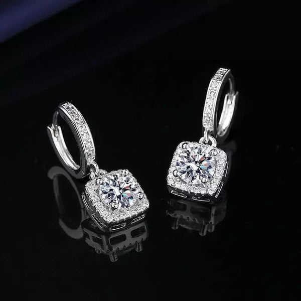 Boucles d'Oreilles Femme Moissanite Luméra Monvierre Collection