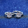 Boucles d'Oreilles Femme Moissanite 