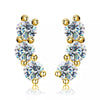 Boucles d'Oreilles Femme Moissanite Lyséa France