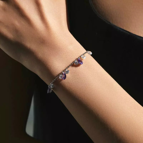 Bracelet Femme Argent 925 Violette