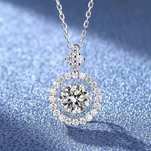 Collier Femme Moissanite Élysia