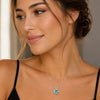 Collier Femme Moissanite Halo