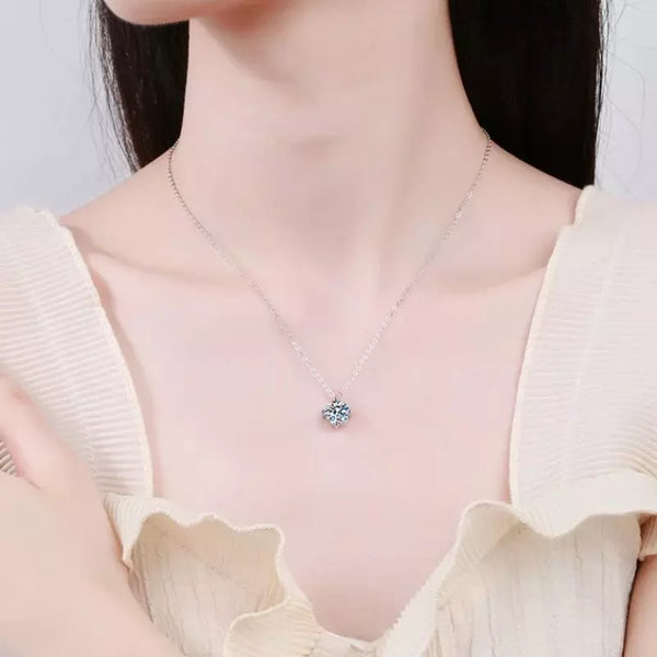 Collier Femme Moissanite Luméa