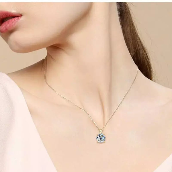 Collier Femme Moissanite Soléane