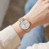 Montre Femme Blanc et Or Rose 