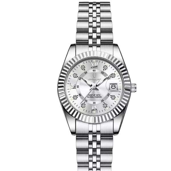 Montre Femme  Blanc Argenté