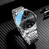 Montre Homme Argent Noir 