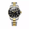 Montre Homme Noir Doré