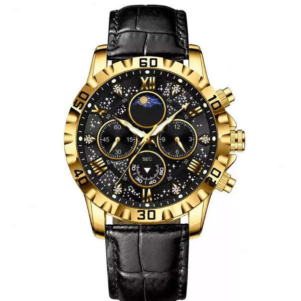 Montre Homme Or et noir