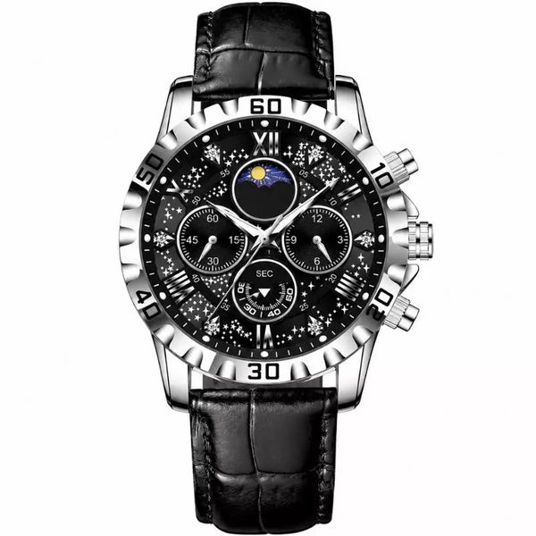 Montre Homme Argent et noir