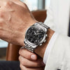Montre Homme Argent et Noir