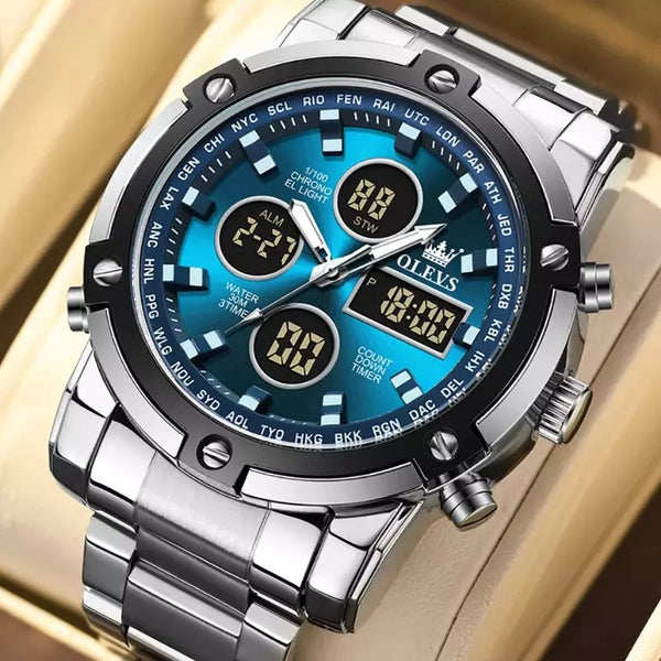 Montre Homme Bleu